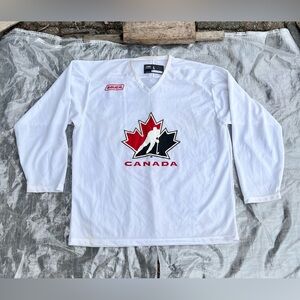 Team Canada Bauer jersey men’s Sz large